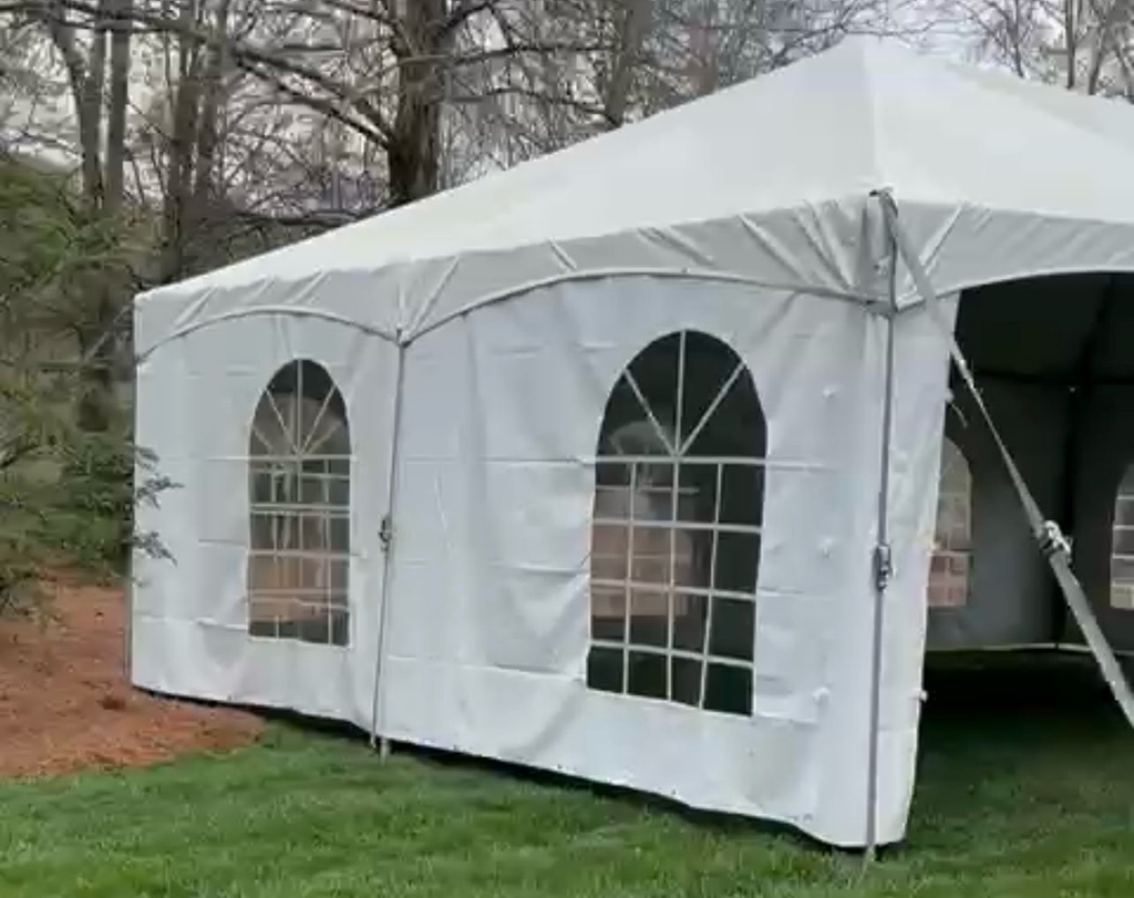 20 foot windowed wall
