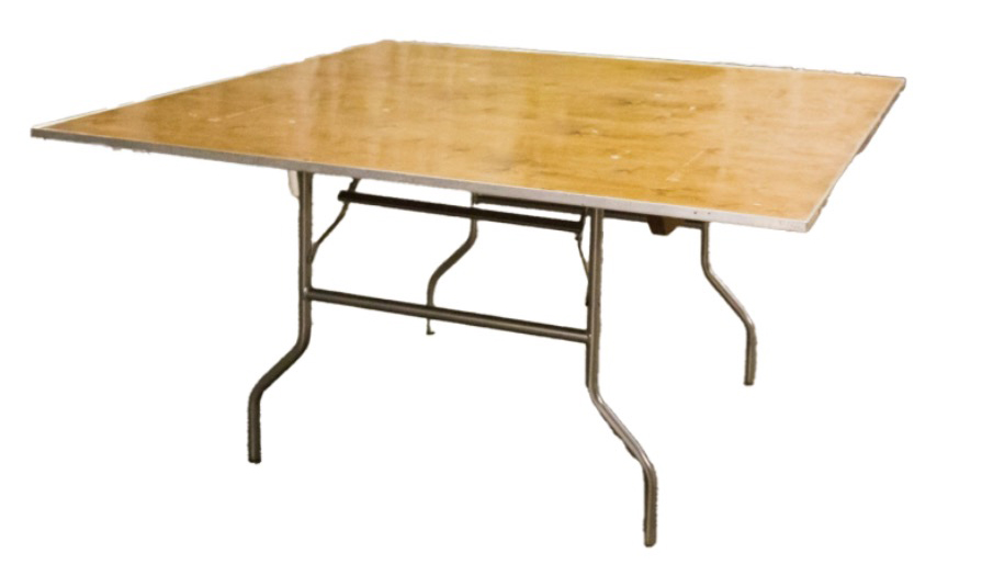 5 foot square table