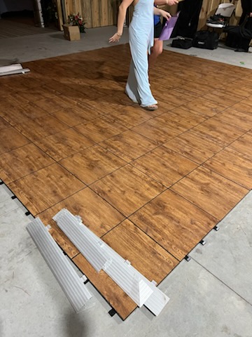 15 foot dance floor